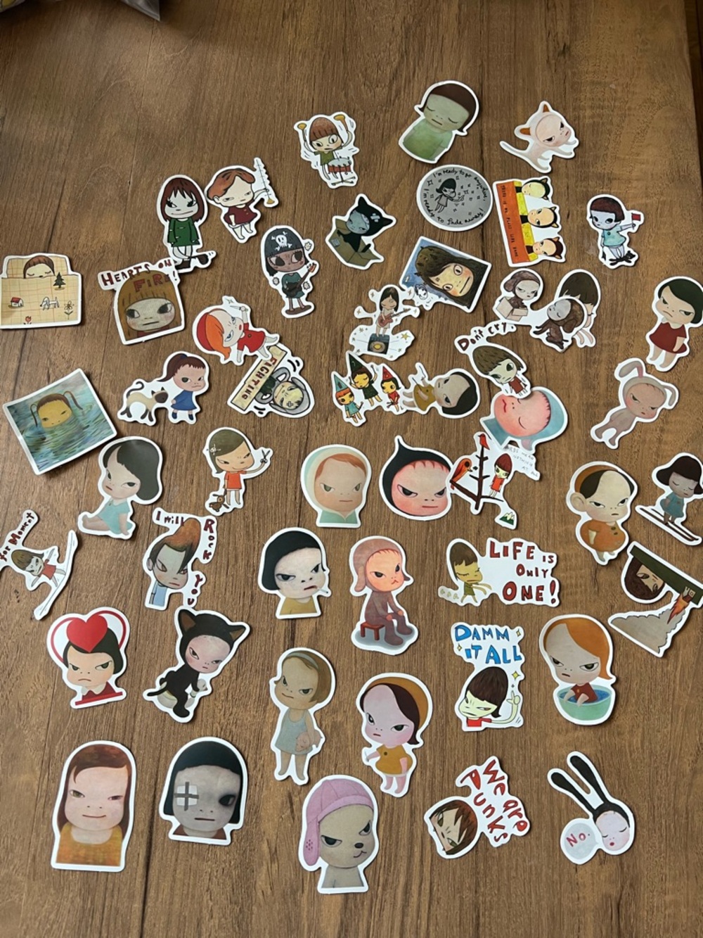 Yoshitomo Nara stickers 50pcs
